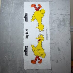 Vintage "BIG BIRD" Cut-out ~20"x10"~Children's Television Network 1983 #12142